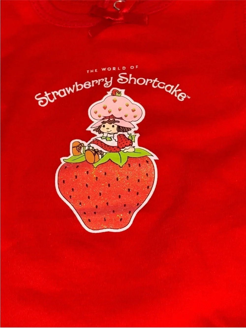 Strawberry Shortcake Two Infant One-Pieces & Sun Hat Set